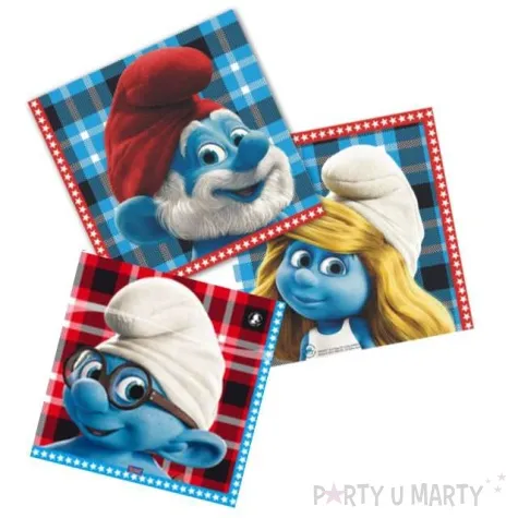 serwetki smerfy 33 cm 20 szt