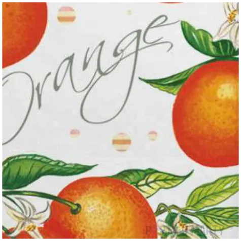 serwetki soczyste pomarancze maki 33 cm 20 szt