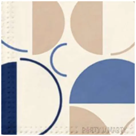 serwetki stylowe obrecze paw 33 cm 20 szt