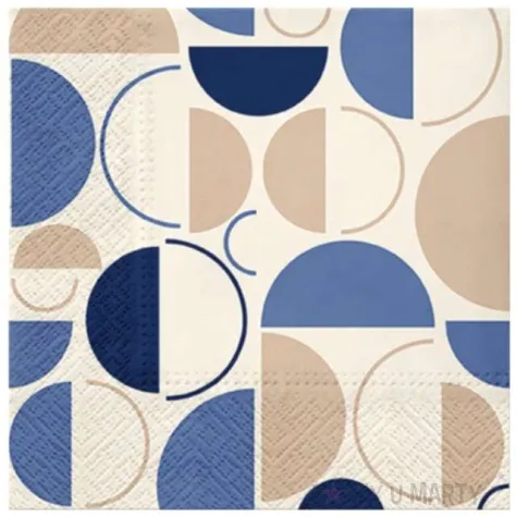 serwetki stylowe obrecze paw 33 cm 20 szt