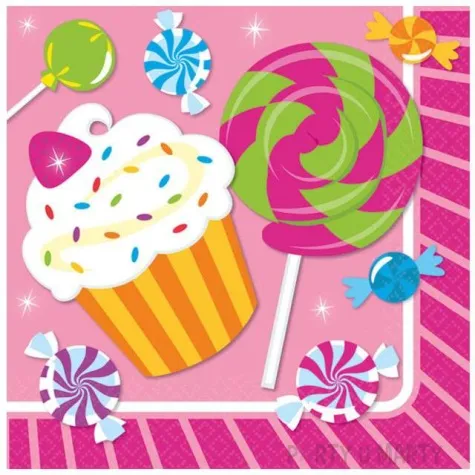 serwetki sweet shop 33 cm 16 szt
