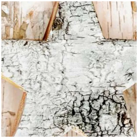 serwetki swiateczna drewniana gwiazda maki 33 cm 20 szt