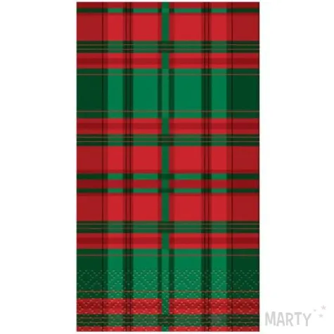 serwetki swiateczna krata unique 33 x 40 cm 16 szt