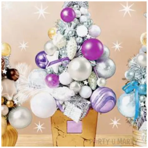 serwetki swiateczne choinki z bombek maki 33 cm 20 szt