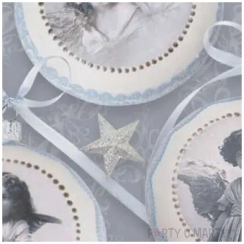 serwetki swiateczne zabytkowe bombki maki 33 cm 20 szt