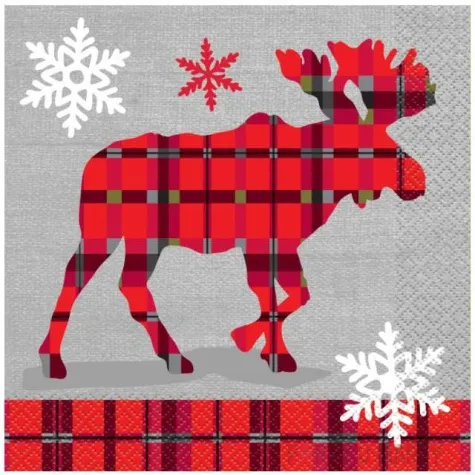 serwetki swiateczny renifer unique 33 cm 16 szt