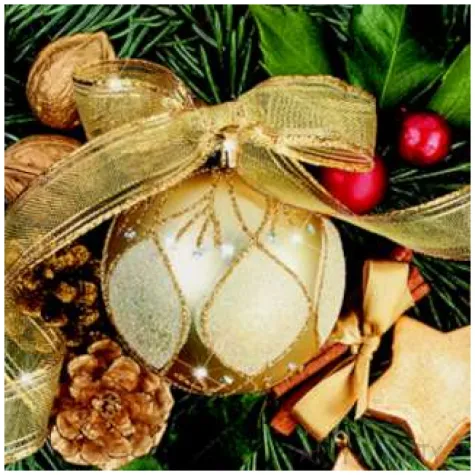 serwetki swiateczny wieniec na swierkowym tle maki 33 cm 20 szt