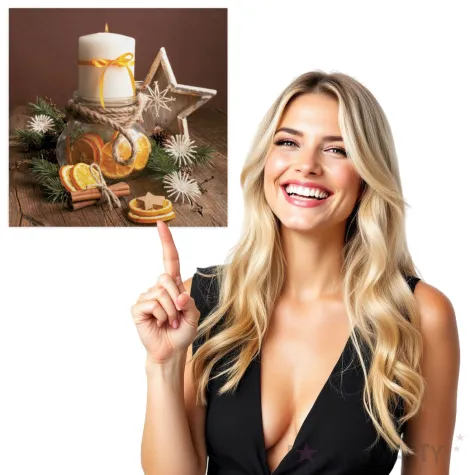 serwetki swieca w sloiku pelnym pomaranczy maki 33 cm 20 szt