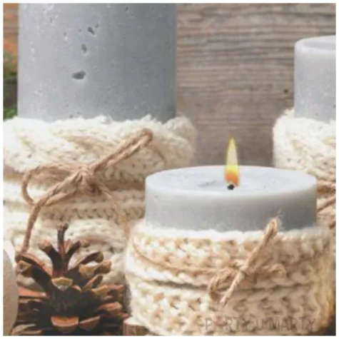 serwetki swiece swiateczne w sweterku maki 33 cm 20 szt