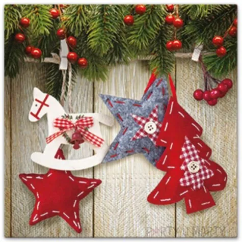 serwetki swieta i gwiazdki paw 33 cm 20 szt