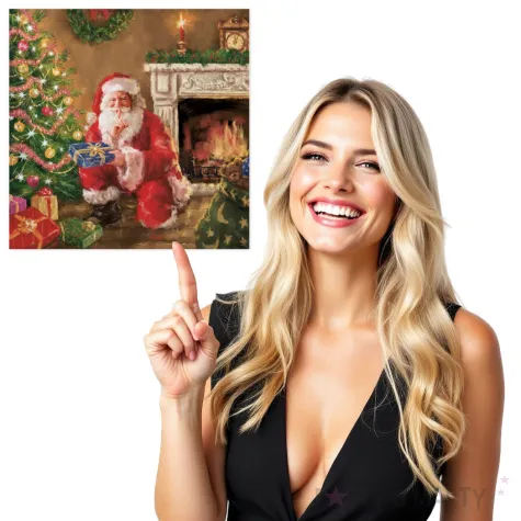 serwetki swiety mikolaj tajemnicza wizyta maki 33 cm 20 szt