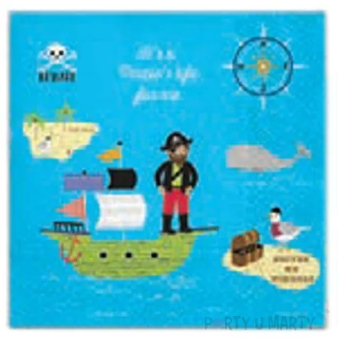 serwetki szalony pirat paw 33 cm 20 szt