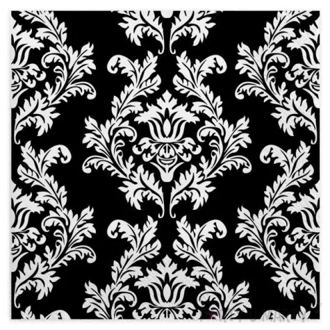 serwetki tapeta czarno biala maki 33 cm 20 szt