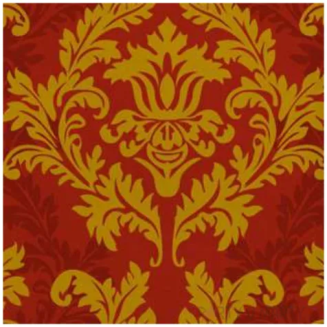 serwetki tapeta zloto czerwona maki 33 cm 20 szt