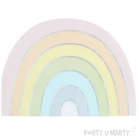 serwetki tecza pastelowa ginger ray 12 x 17 cm 16 szt