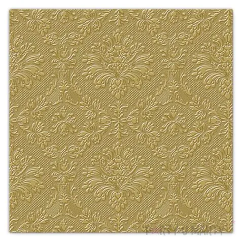 serwetki tloczone meandry zlote paw 33 cm 20 szt