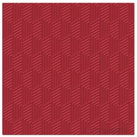 serwetki tloczone modern inspiration czerwone ciemne paw 33 cm 20 szt