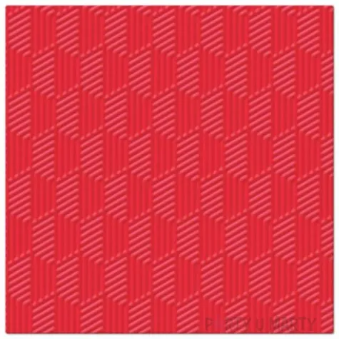 serwetki tloczone modern inspiration czerwone jasne paw 33 cm 20 szt