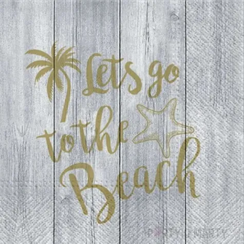 serwetki to the beach paw 33 cm 20 szt