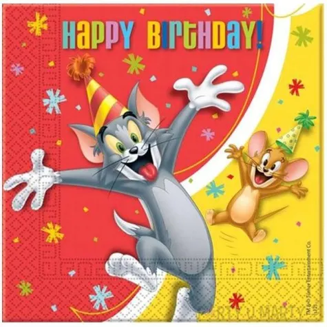 serwetki tom i jerry 33 cm procos 20 szt