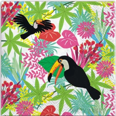 serwetki toucan tukan paw 33 cm 20 szt