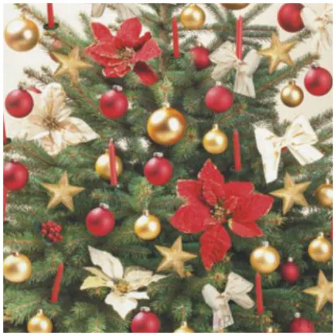 serwetki tradycyjne drzewko swiateczne maki 33 cm 20 szt