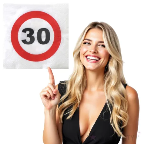 serwetki traffic 30 urodziny top ten 33 cm 20 szt