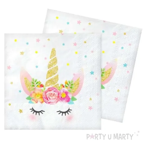 serwetki unicorn jednorozec godan 33 cm 20 szt