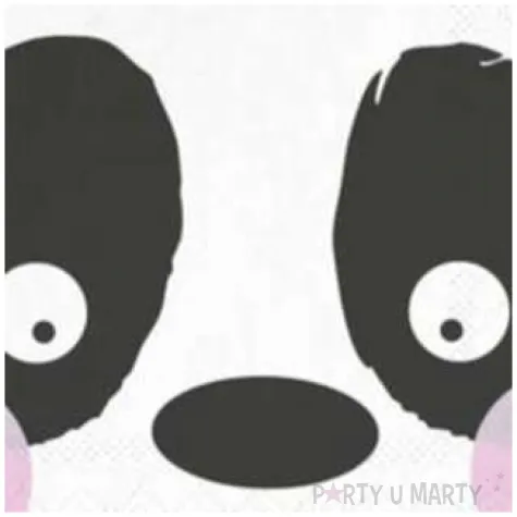 serwetki urodzinowe safari z panda partypal 33 cm 20 szt