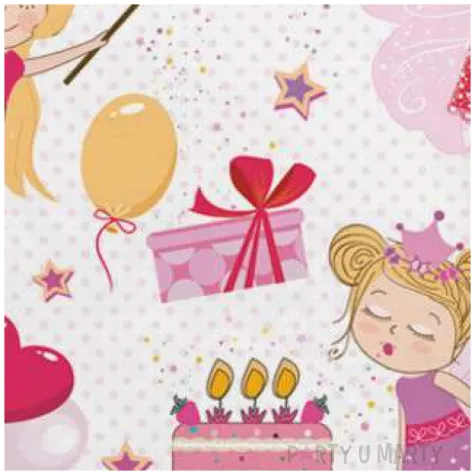 serwetki urodzinowe wrozki maki 33 cm 20 szt