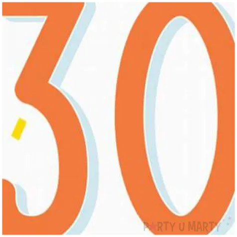 serwetki urodziny konfetti 30 amscan 33 cm 20 szt