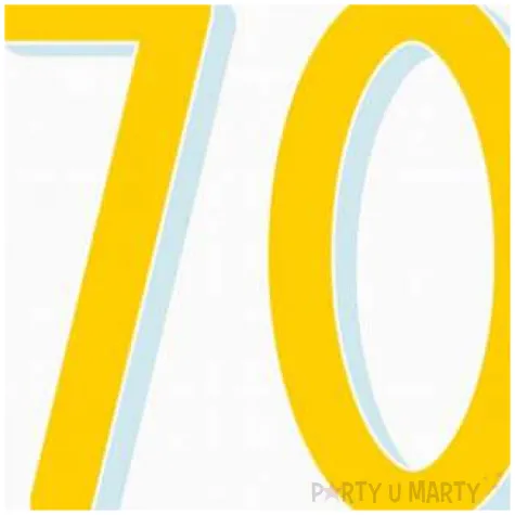 serwetki urodziny konfetti 70 amscan 33 cm 20 szt