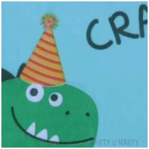 serwetki wesole dinozaury jix 33 cm 12 szt