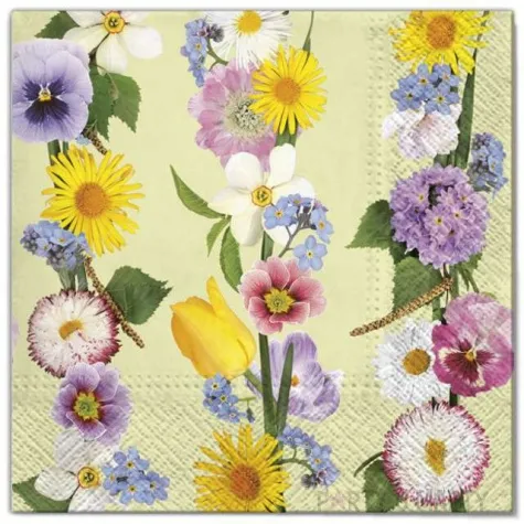 serwetki wielkanoc galazki kwiatow maki 33 cm 20 szt