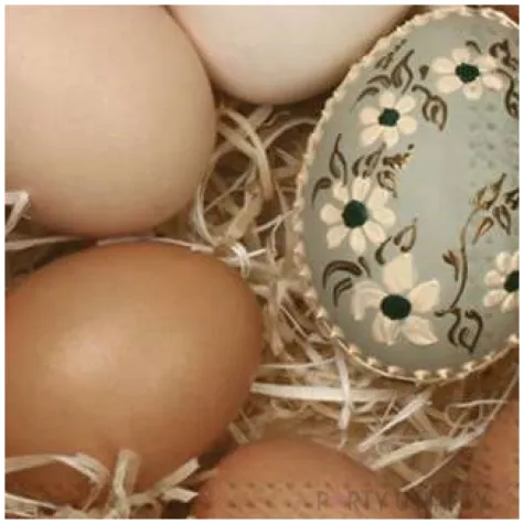 serwetki wielkanoc naturalne jajka maki 33 cm 20 szt