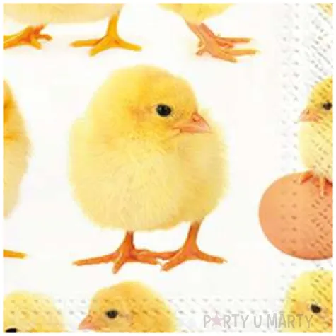 serwetki wielkanoc pisklaki hurtem paw 33 cm 20 szt