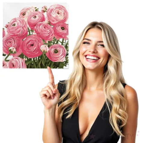 serwetki wielkanoc rozowe roze maki 33 cm 20 szt