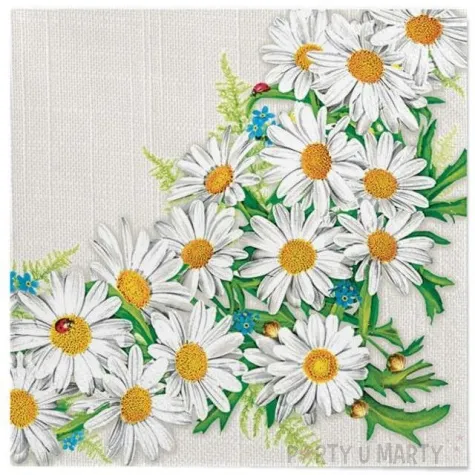 serwetki wielkanoc stokrotki maki 33 cm 20 szt