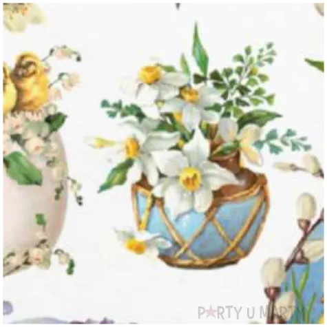 serwetki wielkanoc swiateczna kompozycja maki 33 cm 20 szt