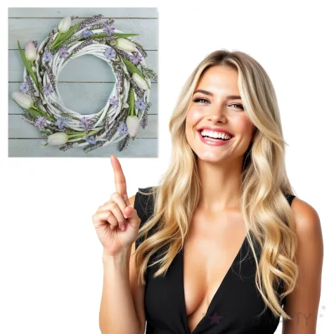 serwetki wielkanoc wieniec z tulipanow maki 33 cm 20 szt