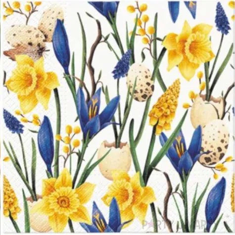 serwetki wielkanoc zonkile i szafirki paw 33 cm 20 szt