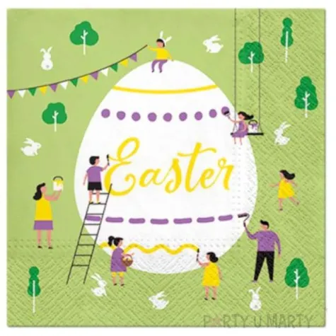 serwetki wielkanocne wielka pisanka paw 33 cm 20 szt