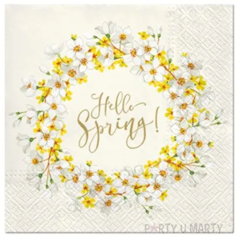 serwetki witaj wiosno paw 33 cm 20 szt