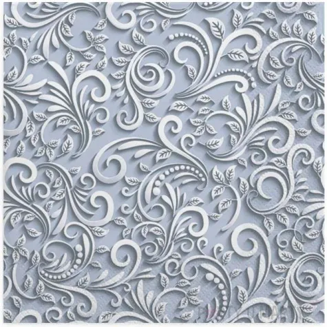 serwetki wzor 3d szare maki 33 cm 20 szt