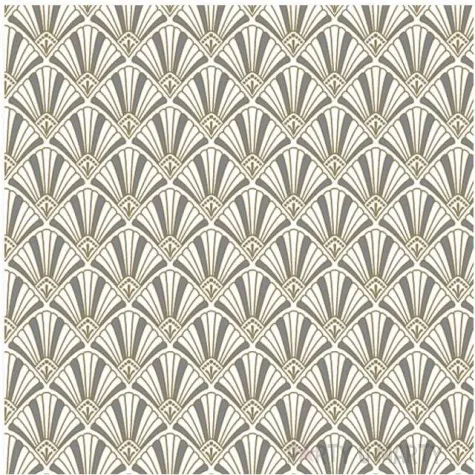 serwetki wzor art deco srebrno zlote maki 33 cm 20 szt