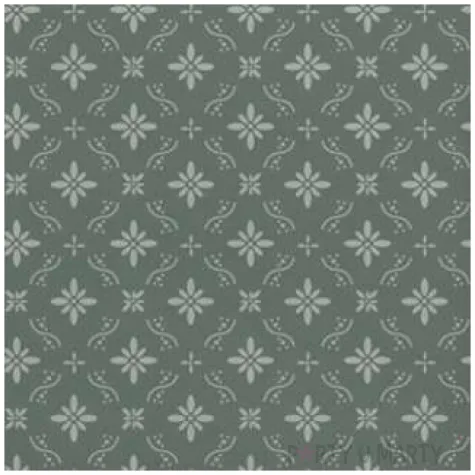 serwetki wzor damasku zielone maki 33 cm 20 szt