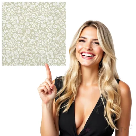 serwetki wzor z romantycznych kwiatow zielone maki 33 cm 20 szt