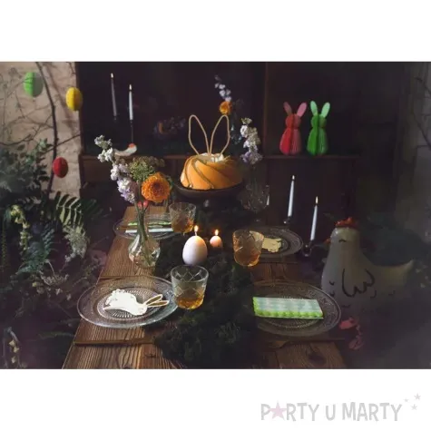 serwetki zajac zlote uszy kremowe partydeco 25 x 32 cm 20 szt