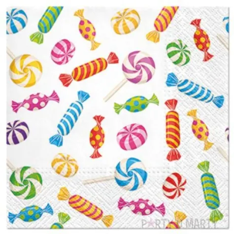 serwetki zapachowe cukierki paw 33 cm 20 szt