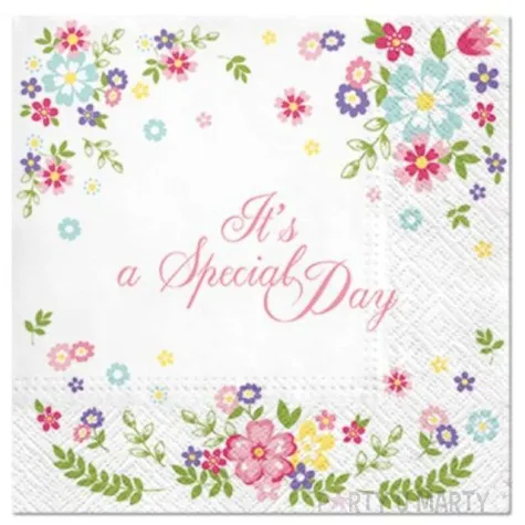 serwetki zapachowe kwiaty pastelowe paw 33 cm 20 szt